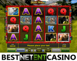 Bear Tracks slot by Novomatic