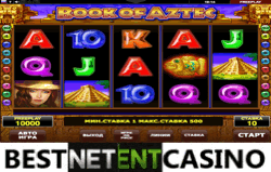 Book of Aztec video slot