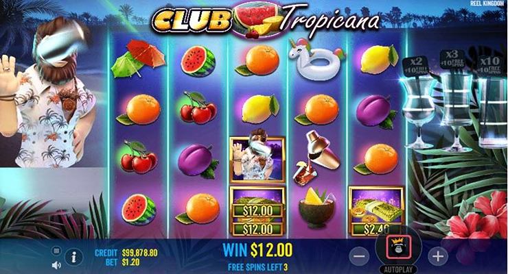 Club Tropicana Slot Free Spins