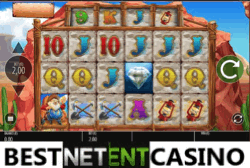Diamond mine video slot