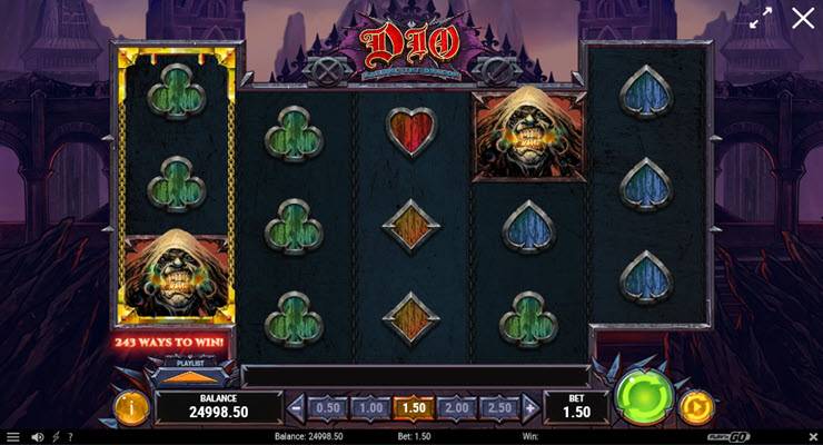Dio: Killing the Dragon Slot Gameplay