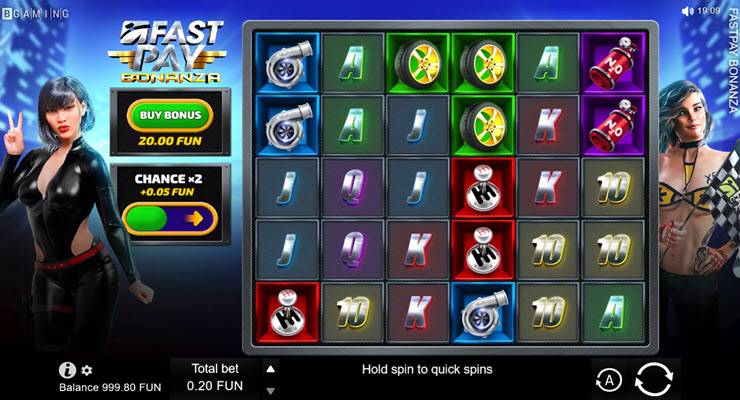 Fastpay Bonanza Slot Gameplay