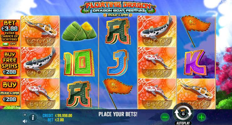 Floating Dragon Boat Festival Slot Gameplay