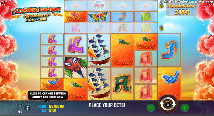 Floating Dragon Megaways Slot Gameplay