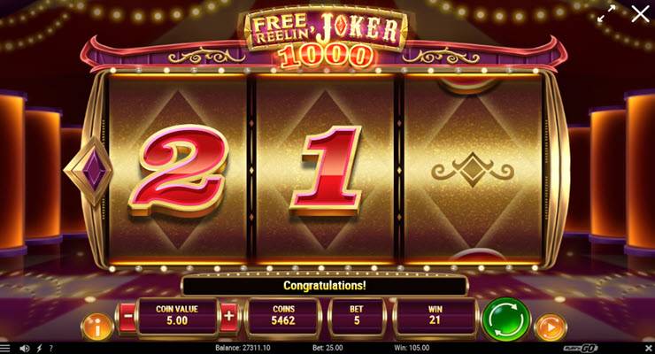 Free Reelin' Joker 1000 Slot Gameplay