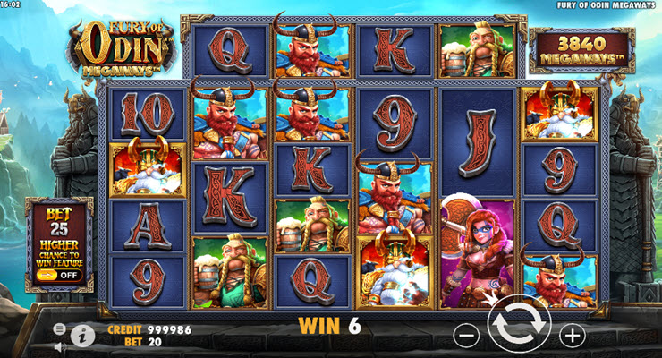 Fury Of Odin Megaways Slot Gameplay