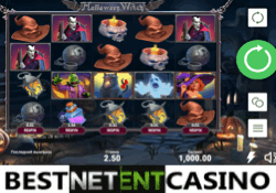 Halloween witch slot