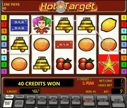 Hot Target slot by Novomatic