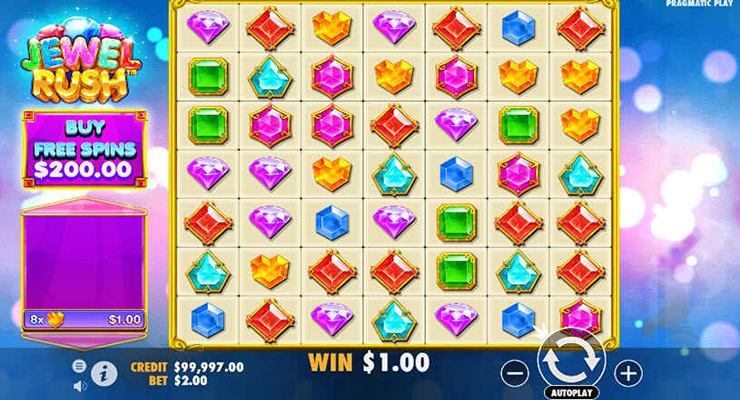 Jewel Rush Slot Gameplay