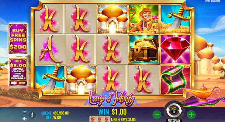 Lamp of Infinity Slot Gameplay