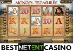 Mongol treasures video slot