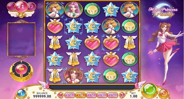 Moon Princess Trinity Slot Gameplay