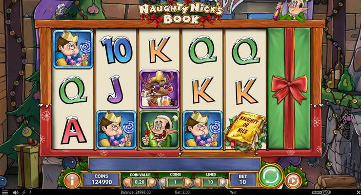 Naughty Nick's Book Slot Gameplay