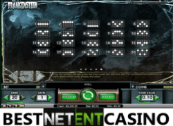 Frankenstein video slot