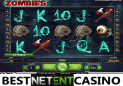 Zombies video slot