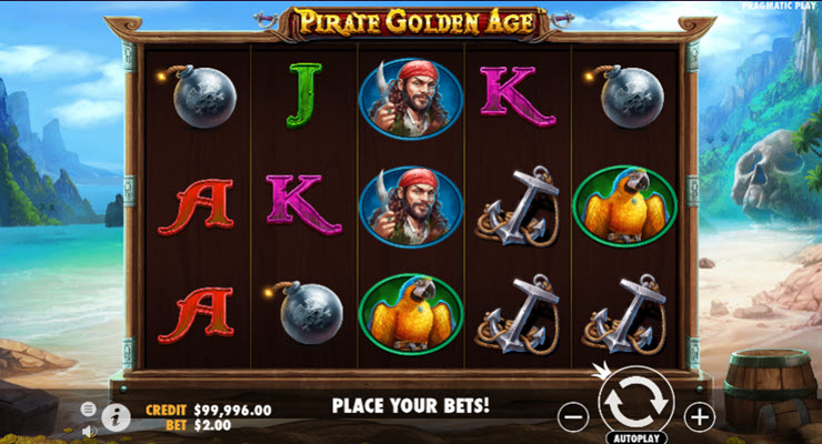 Pirate Golden Age Slot Gameplay