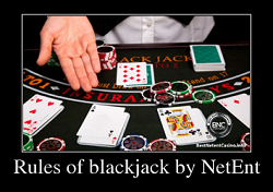 Rules of blackjack by NetEnt