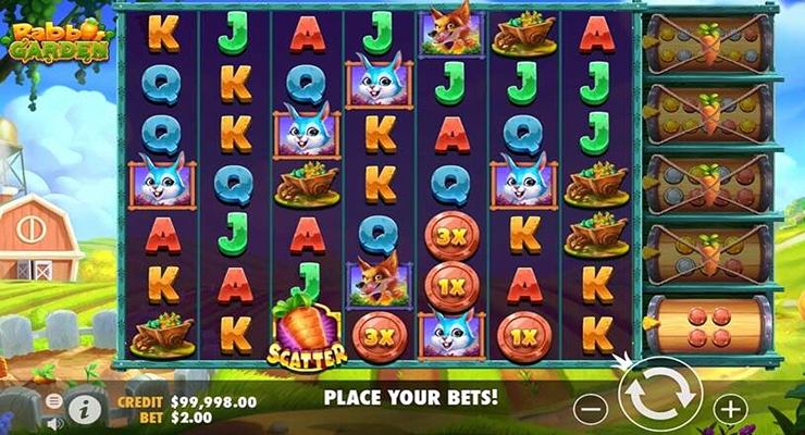 Rabbit Garden Slot Gameplay