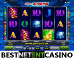 Reel Attraction slot by Novomatic