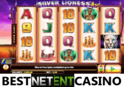 Silver lioness 4x video slot