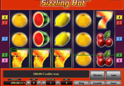 Sizzling Hot slot by Novomatic