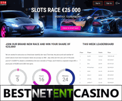 Slot races at TTR casino