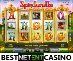 Spinderella slot by Novomatic