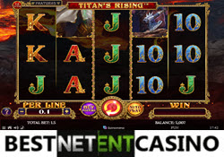 Titans Rising 15 lines slot