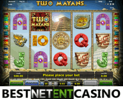 Two Mayans slot by Novomatic